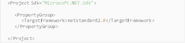 Description: Description: <Project Sdk="Microsoft.NET.Sdk">

<PropertyGroup>
<TargetFramework>netstandard2.0</TargetFramework>
</PropertyGroup>

</Project>
